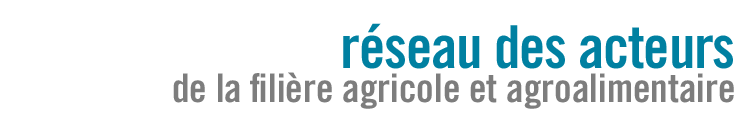 rseau des acteurs de la filire agricole et agroalimentaire